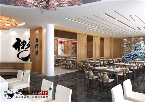 銀川喜婆粥餅店餐飲裝修設(shè)計(jì)案例_nxjdhl_銀川餐廳裝修價(jià)格_PY