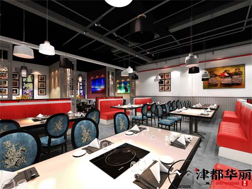 銀川藏牛羊火鍋店設(shè)計方案鑒賞|銀川火鍋店設(shè)計裝修公司推薦