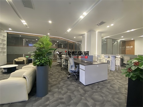 銀川辦公樓裝修設計項目|津都華麗設計