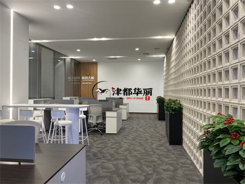 銀川辦公樓裝修設計項目|津都華麗設計