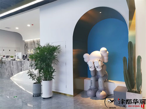 銀川美業(yè)中心裝修設(shè)計項目|津都華麗設(shè)計