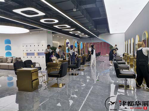 銀川美業(yè)中心裝修設(shè)計項目|津都華麗設(shè)計