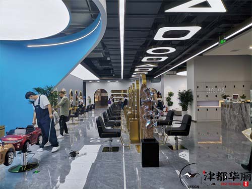 銀川美業(yè)中心裝修設(shè)計項目|津都華麗設(shè)計