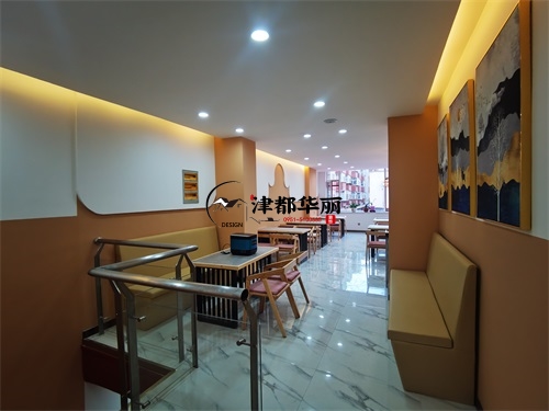 銀川餐廳裝修設(shè)計項目|津都華麗設(shè)計