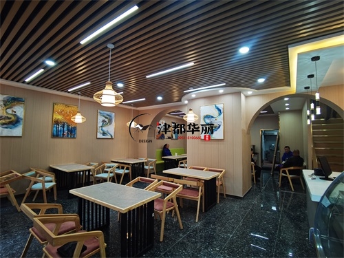 銀川餐廳裝修設(shè)計項目|津都華麗設(shè)計