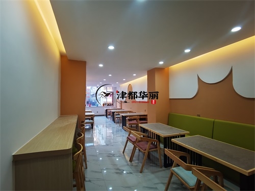 銀川餐廳裝修設(shè)計項目|津都華麗設(shè)計