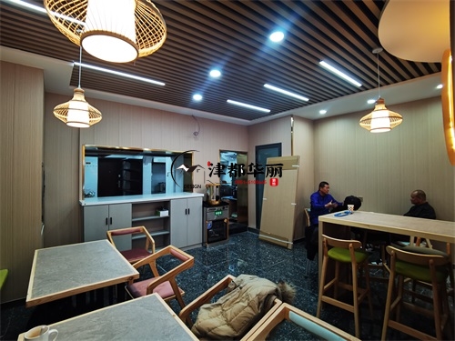 銀川餐廳裝修設(shè)計項目|津都華麗設(shè)計